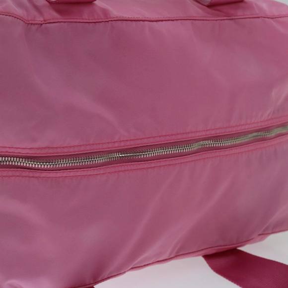 PRADA Boston Bag Nylon Pink Auth ac2870 - Picture 7 of 16